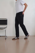 Load image into Gallery viewer, Dead Straight Jean in Black