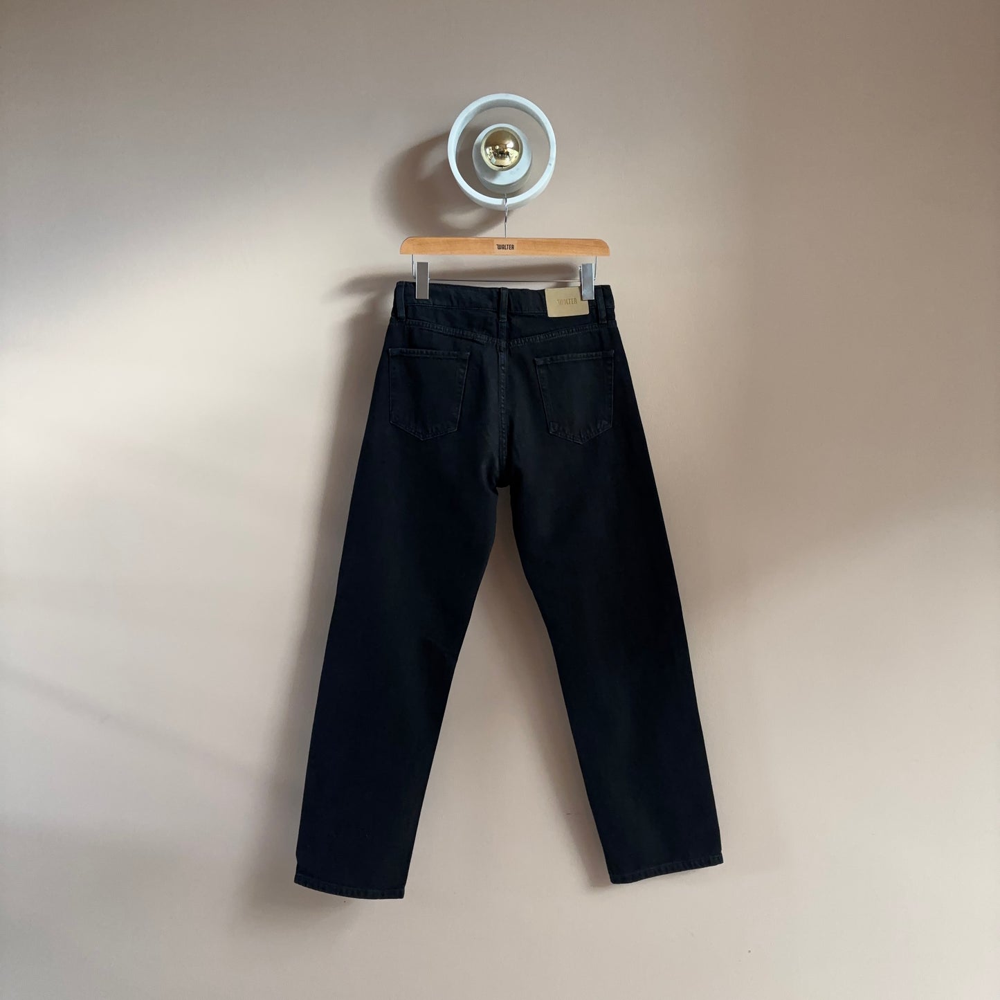 Super Relaxed Fit Black Jeans