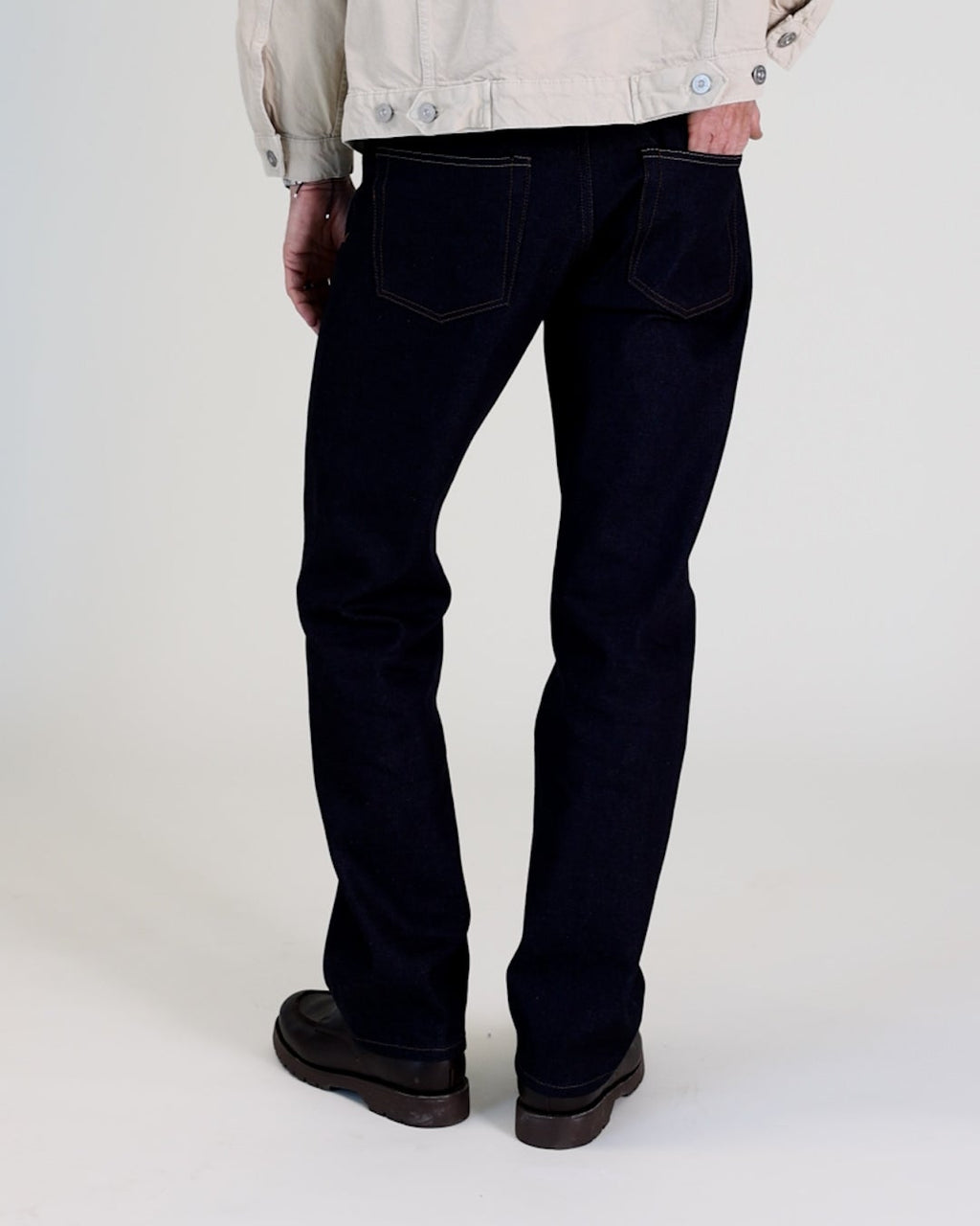 Selvedge Jean in Raw Indigo