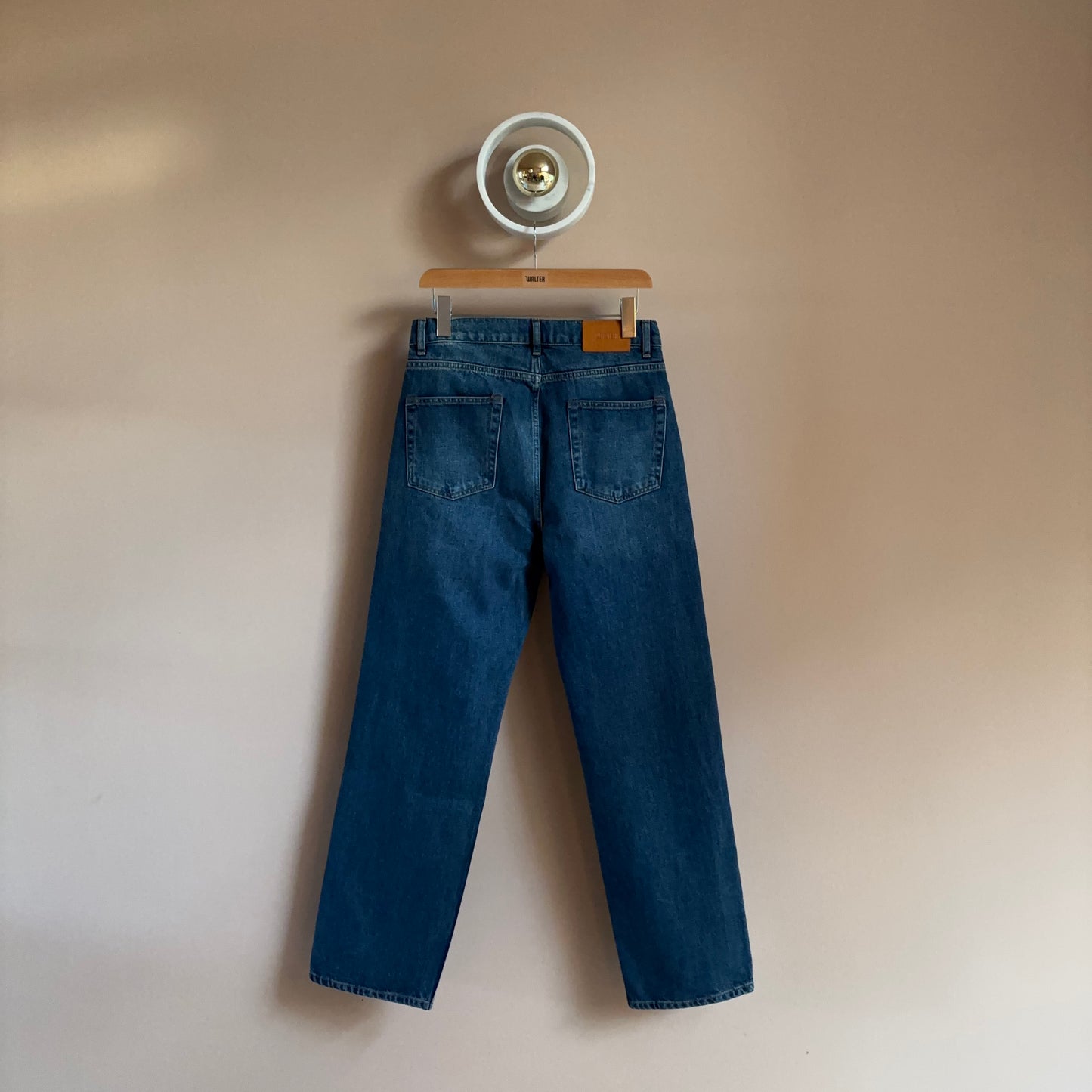 Super Relax Jean in Mid Sand Wash | Sustainable Denim