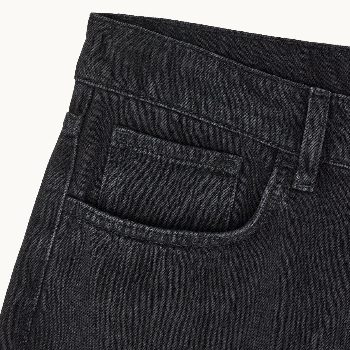 Dead Straight Jean in Black