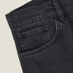 Regular Taper Black Jeans