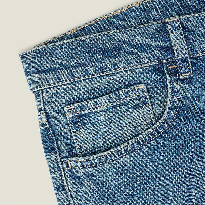 Dead Straight Jeans in Mid Wash