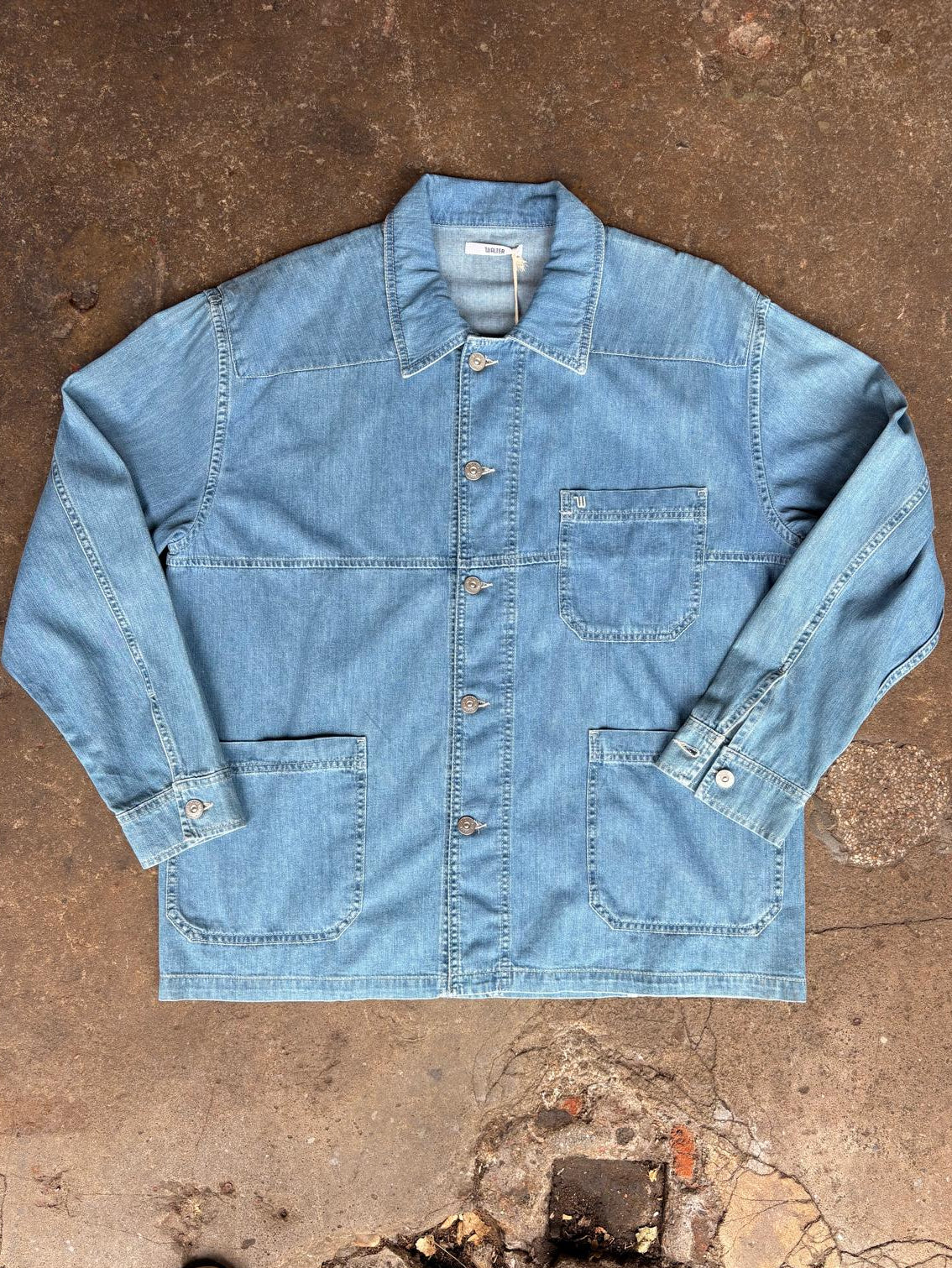 Light Wash Lisbon Chore  Utility Jacket