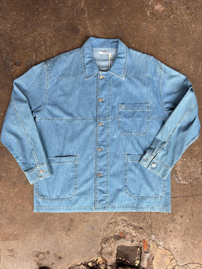 Light Wash Lisbon Chore  Utility Jacket