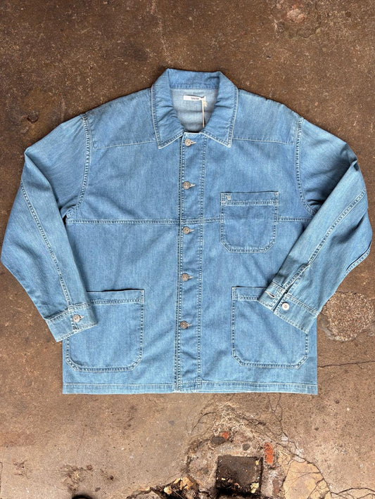 Light Wash Lisbon Chore  Utility Jacket