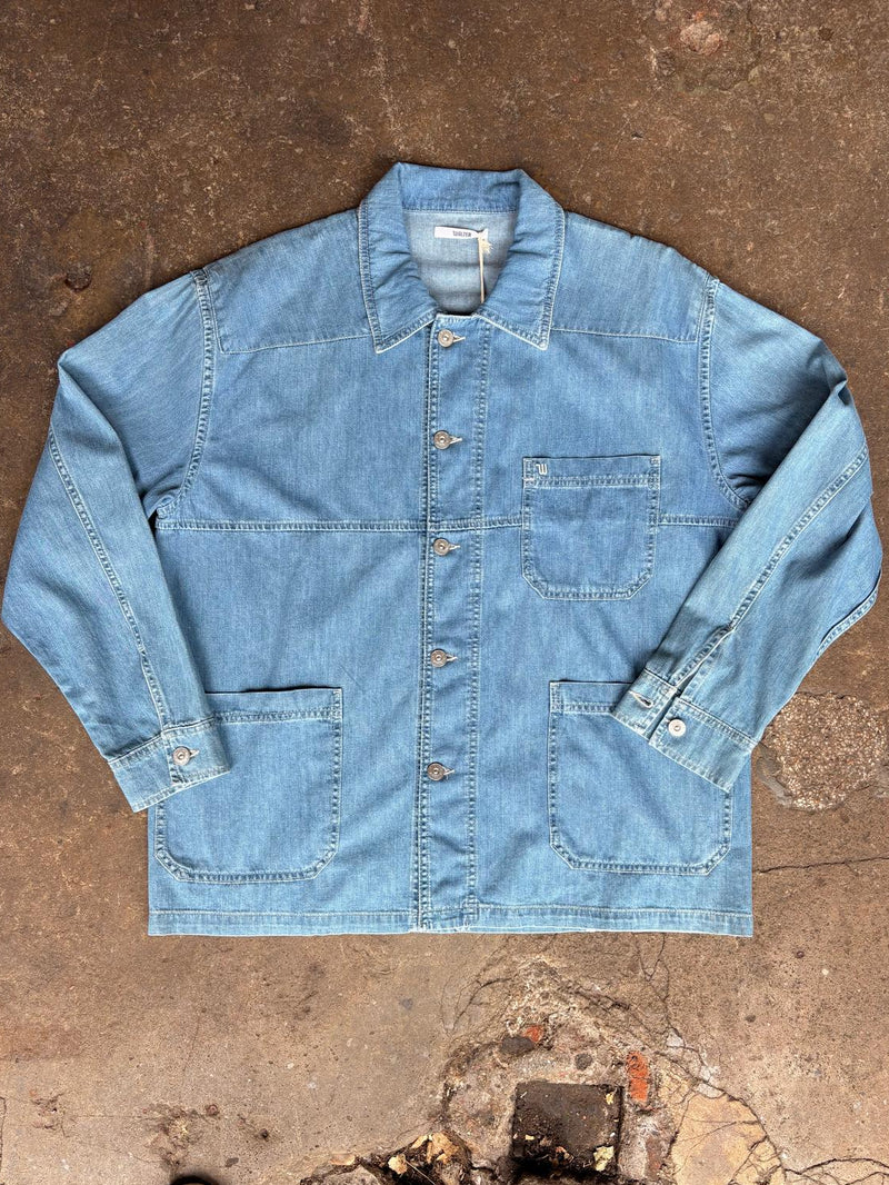 Light Wash Lisbon Chore  Utility Jacket