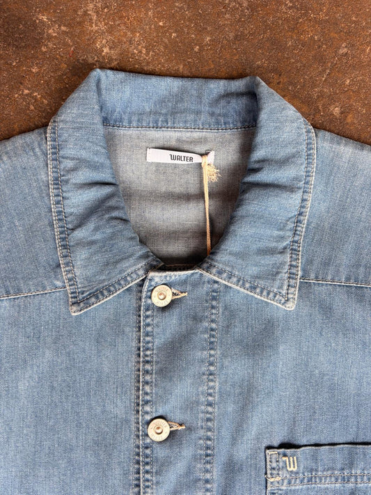 Light Wash Lisbon Chore  Utility Jacket