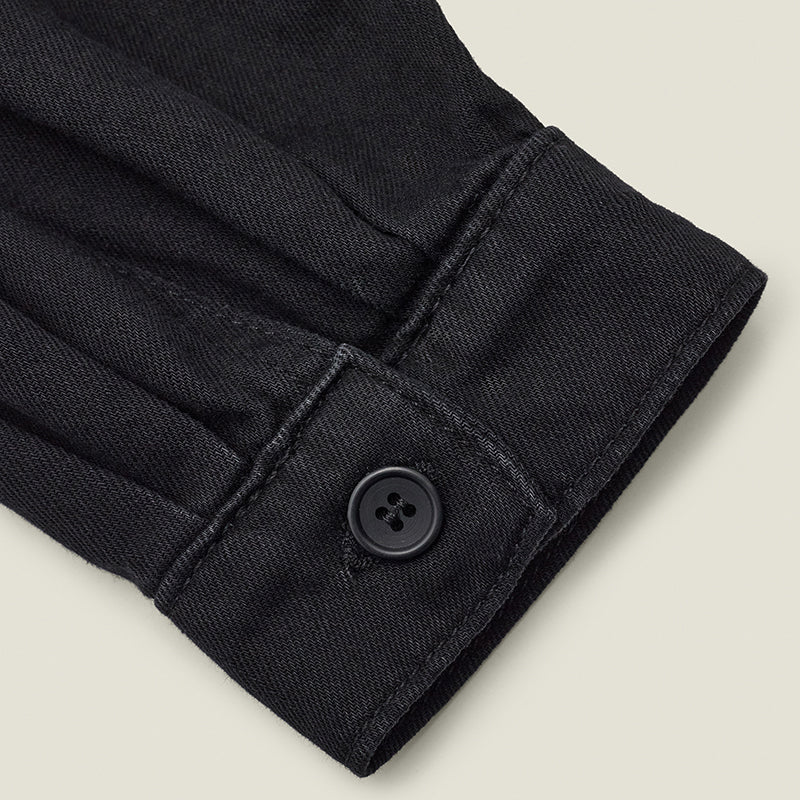 Lotus Denim Workshirt in Black