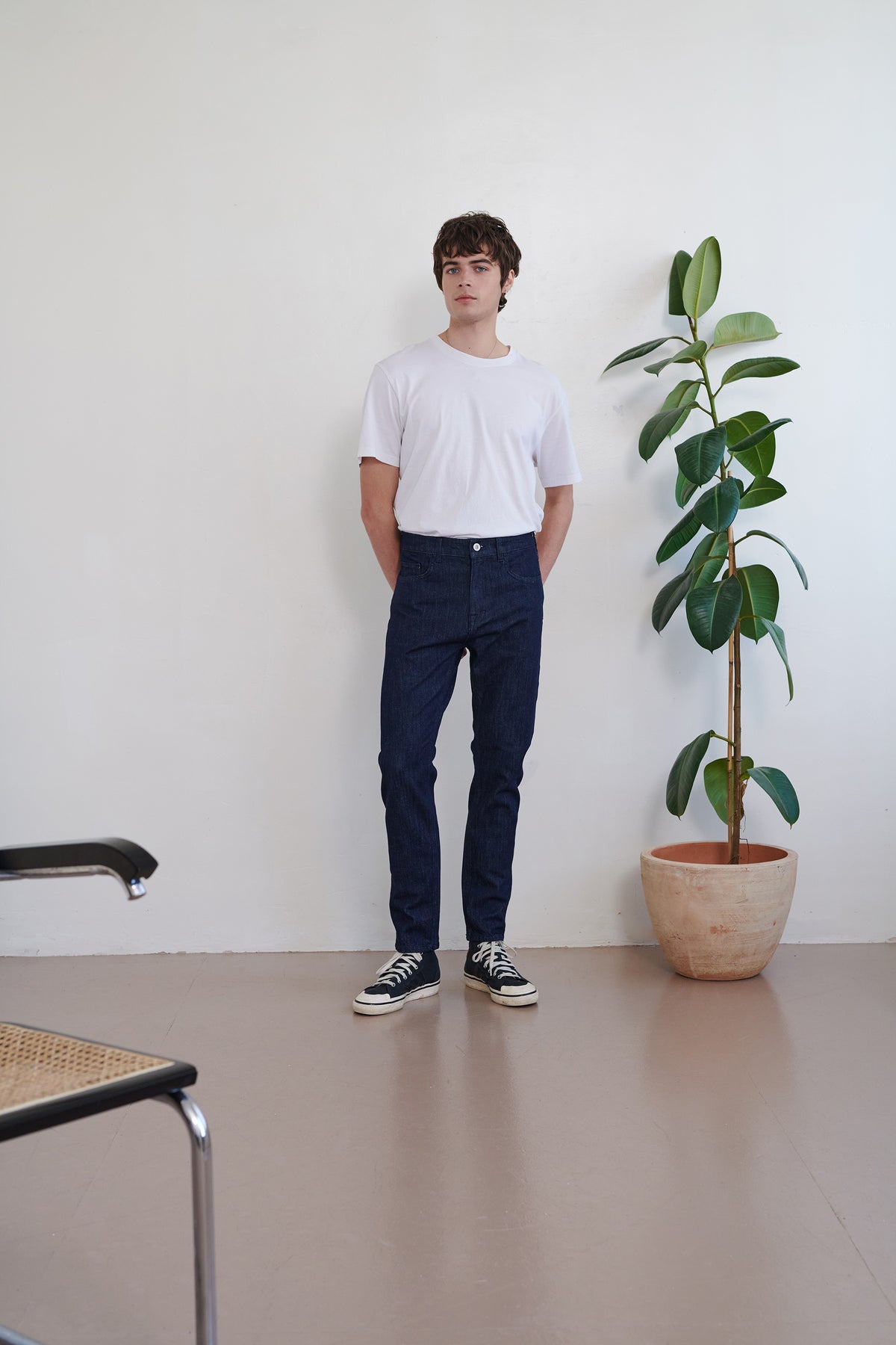 Regular Taper Jean in Deep Indigo