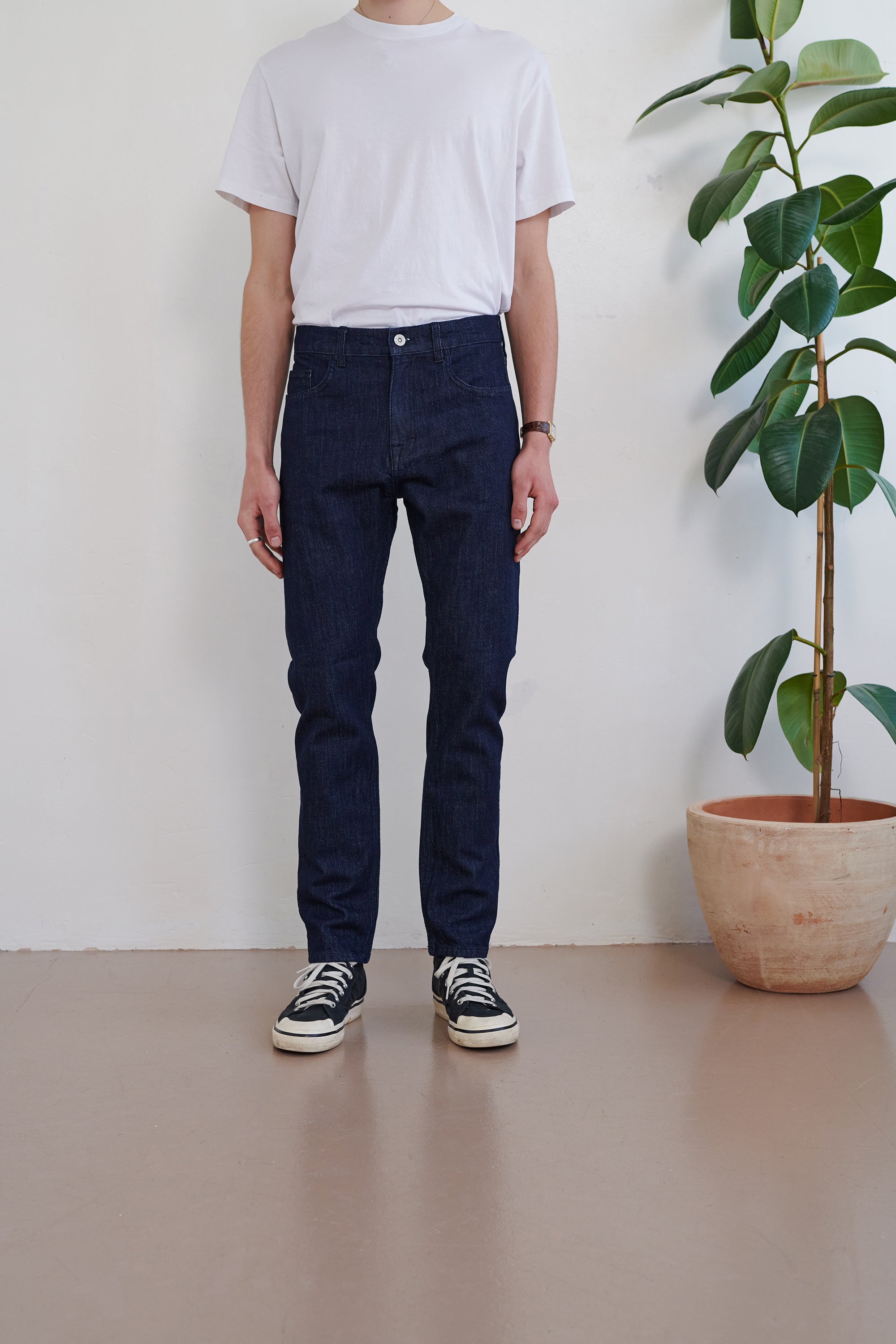 Uptight Jean in Deep Indigo