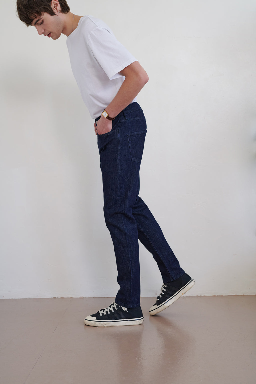 Regular Taper Jean in Deep Indigo