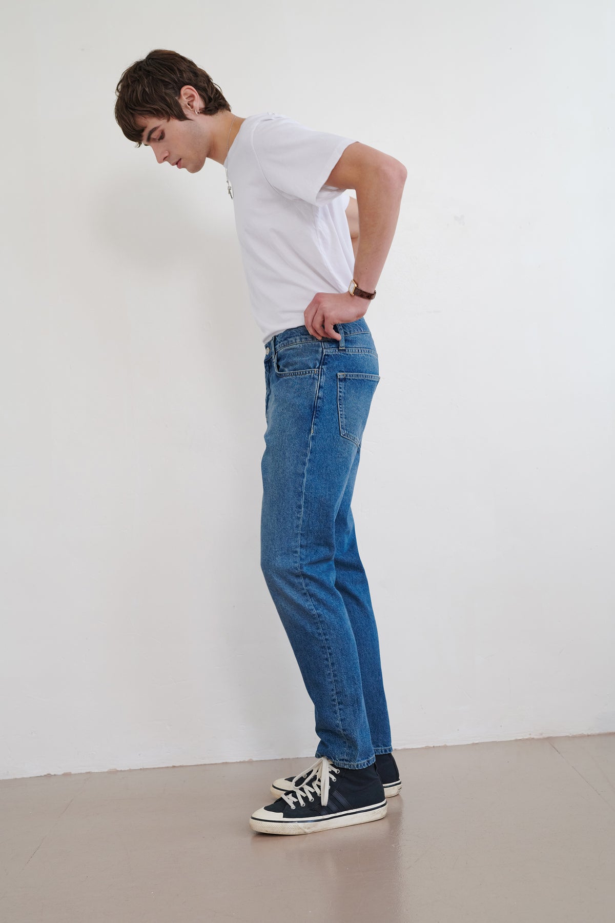 Regular Taper Jean in Mid Wash