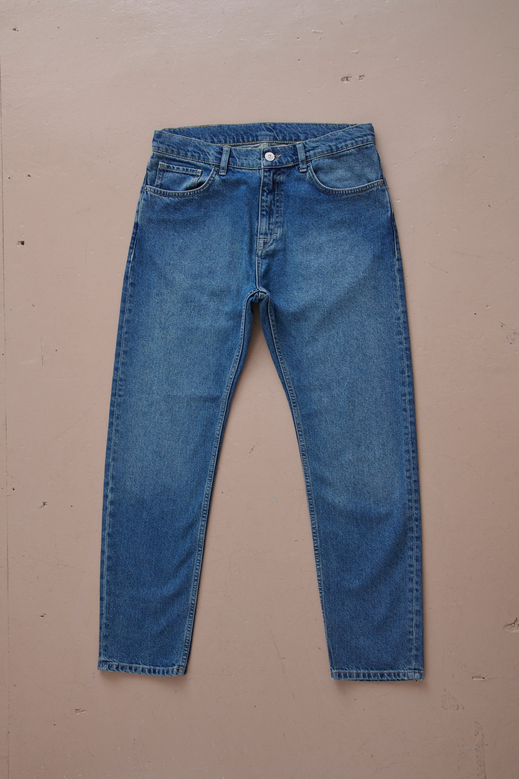 Uptight Jean in Mid Wash