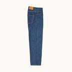 Pleat Relax jean in Rinse Wash