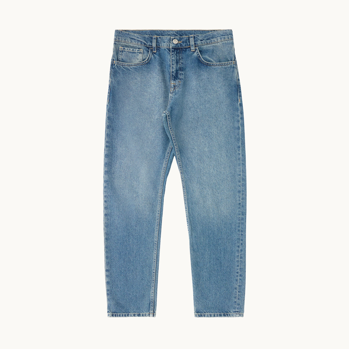 Regular Taper Jean in Mid Wash