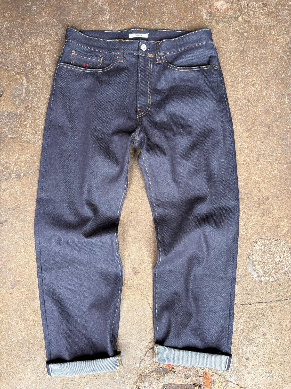 Selvedge Relax Jean in Raw Indigo