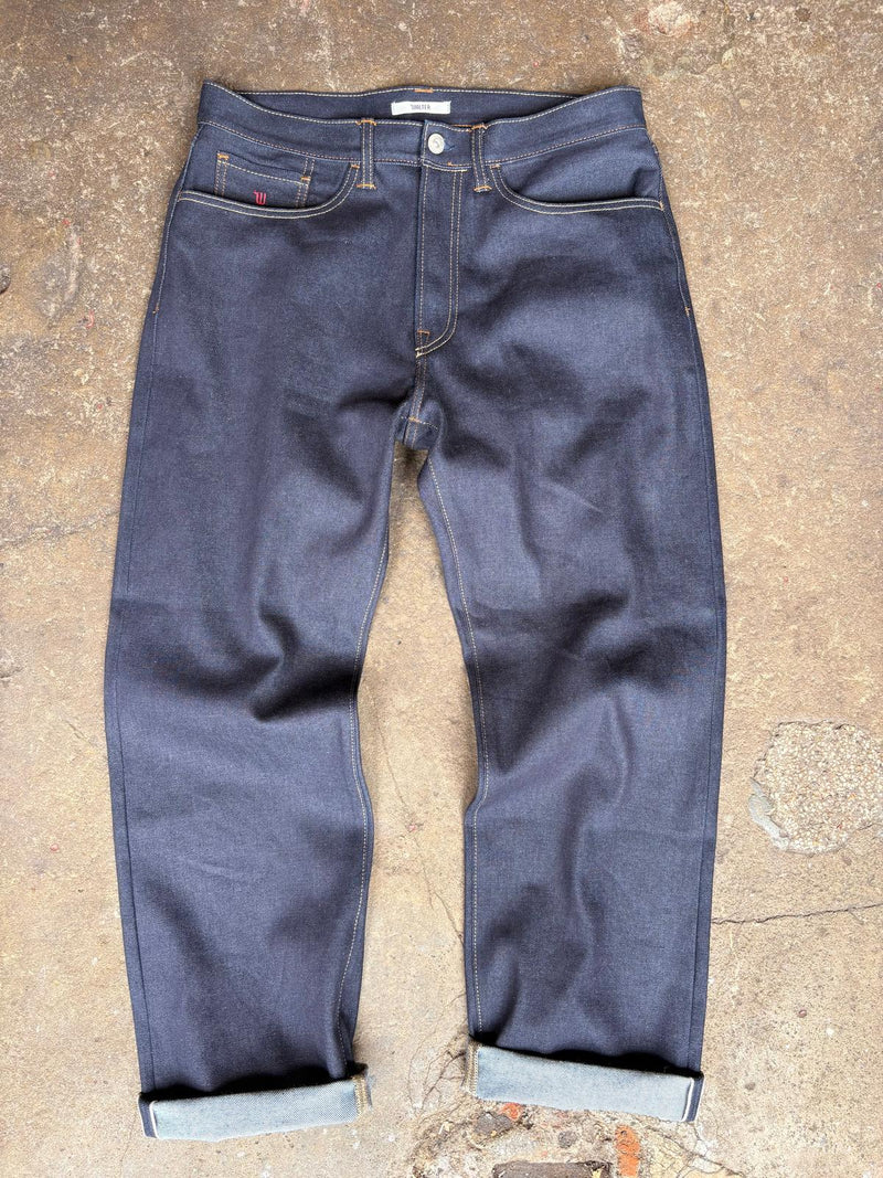 Selvedge Relax Jean in Raw Indigo