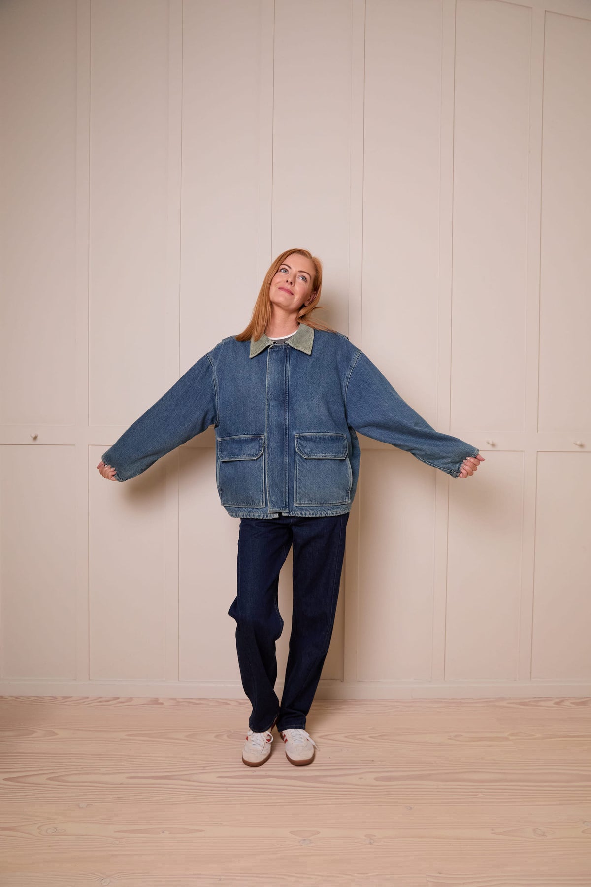 Barn Jacket in Vintage Wash Denim