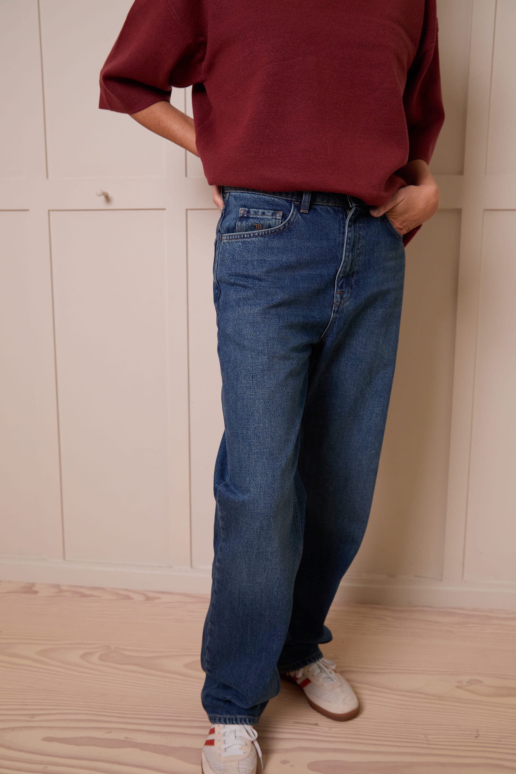 Super Relax Jean in Mid Sand Wash