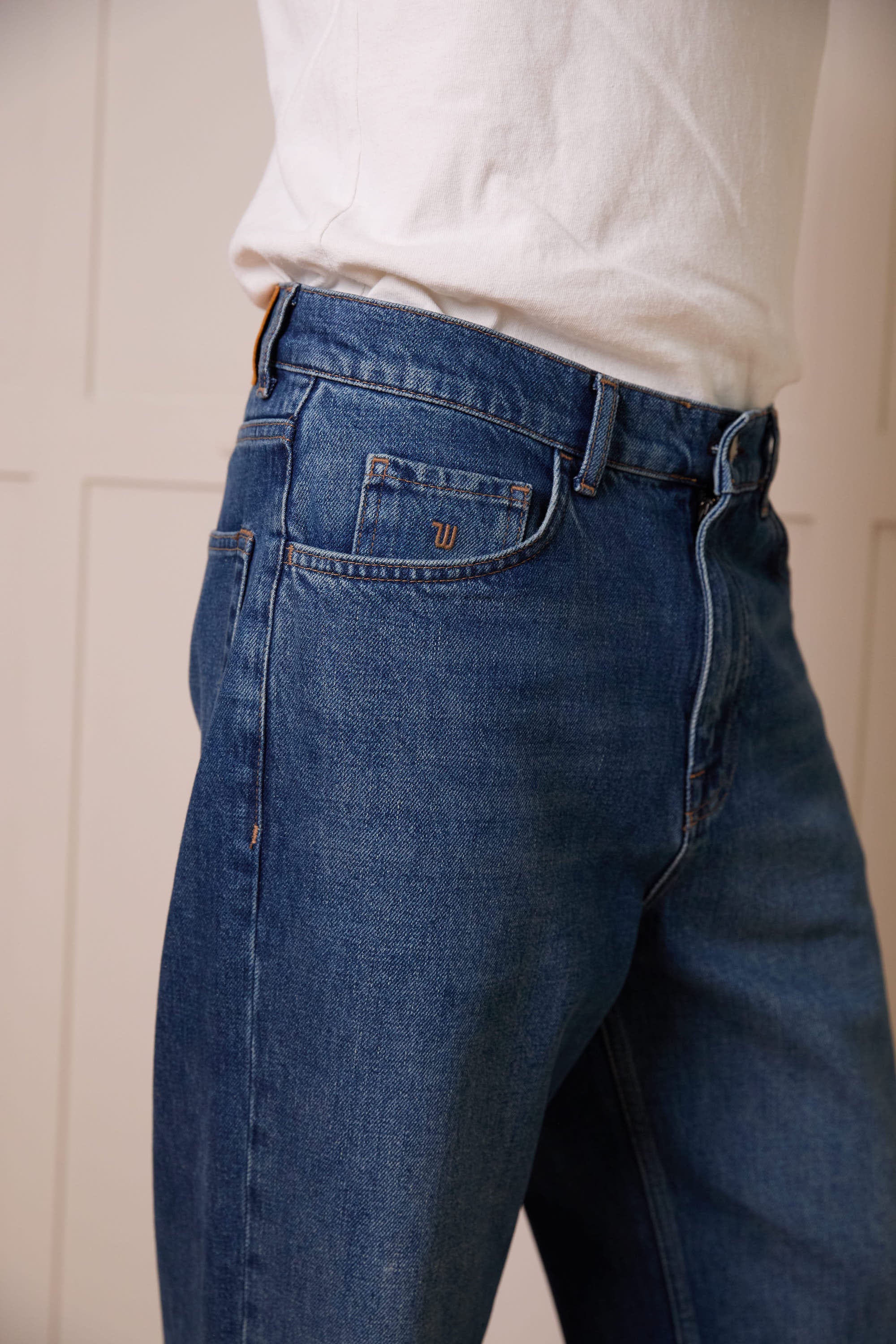 Super Relax Jean in Mid Sand Wash