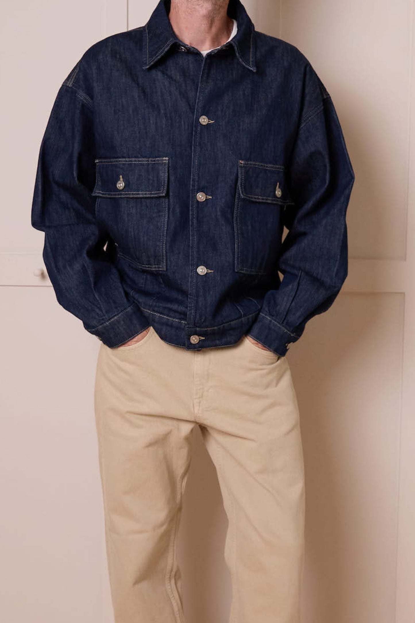 Rodeo Blouson Jacket in Rinse Wash